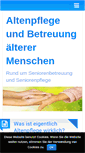 Mobile Screenshot of alten-pflege.net
